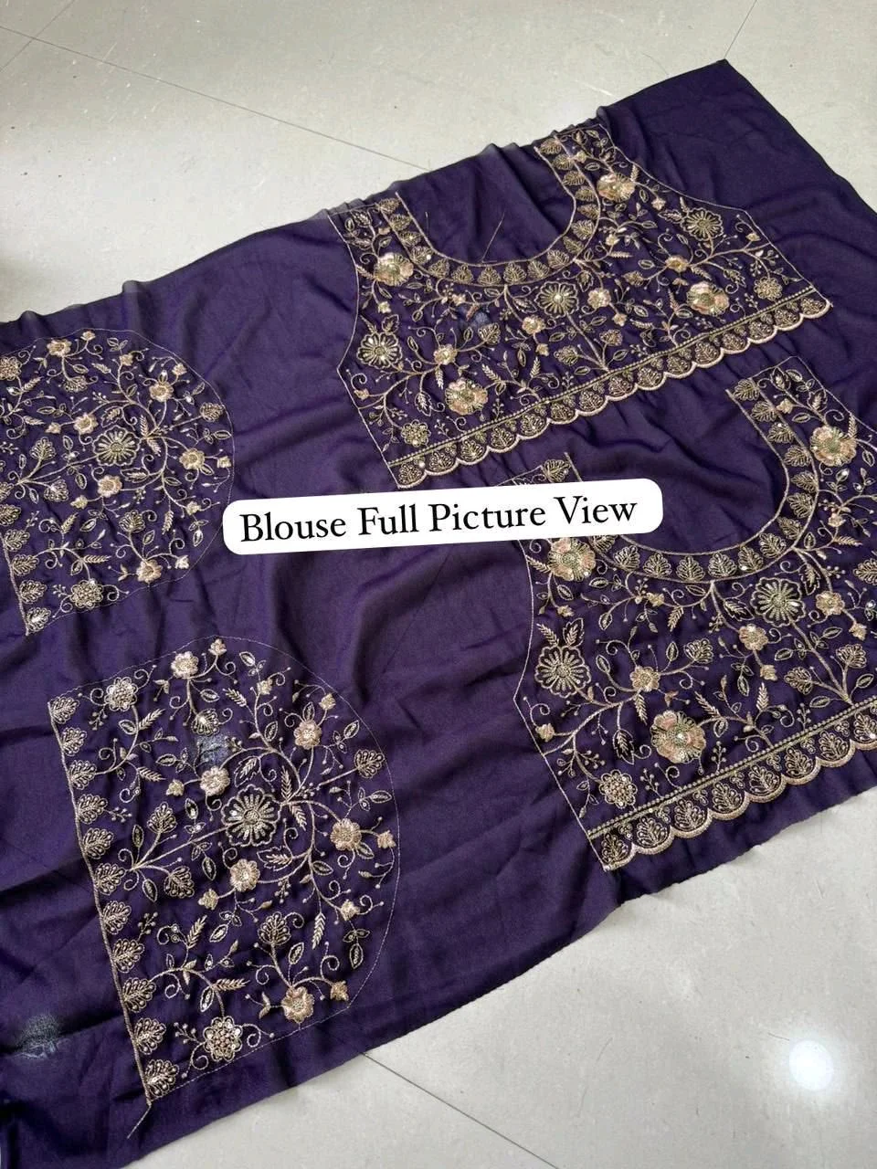 Star Georgette Saree with Blouse Piece 9
