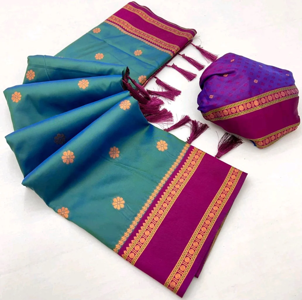 Sift Silks Sarees with Two Tone 6