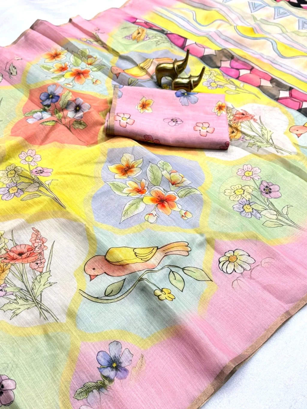 Tissue Saree thumbnail 2