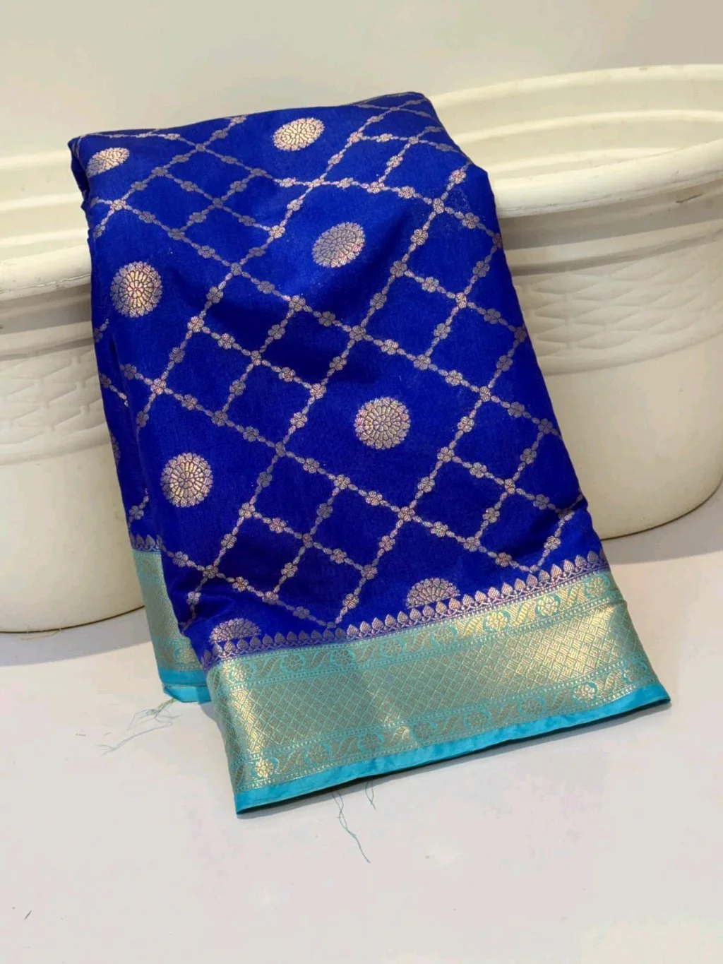 Katan Silk Dyed Banarasi Sarees thumbnail 4