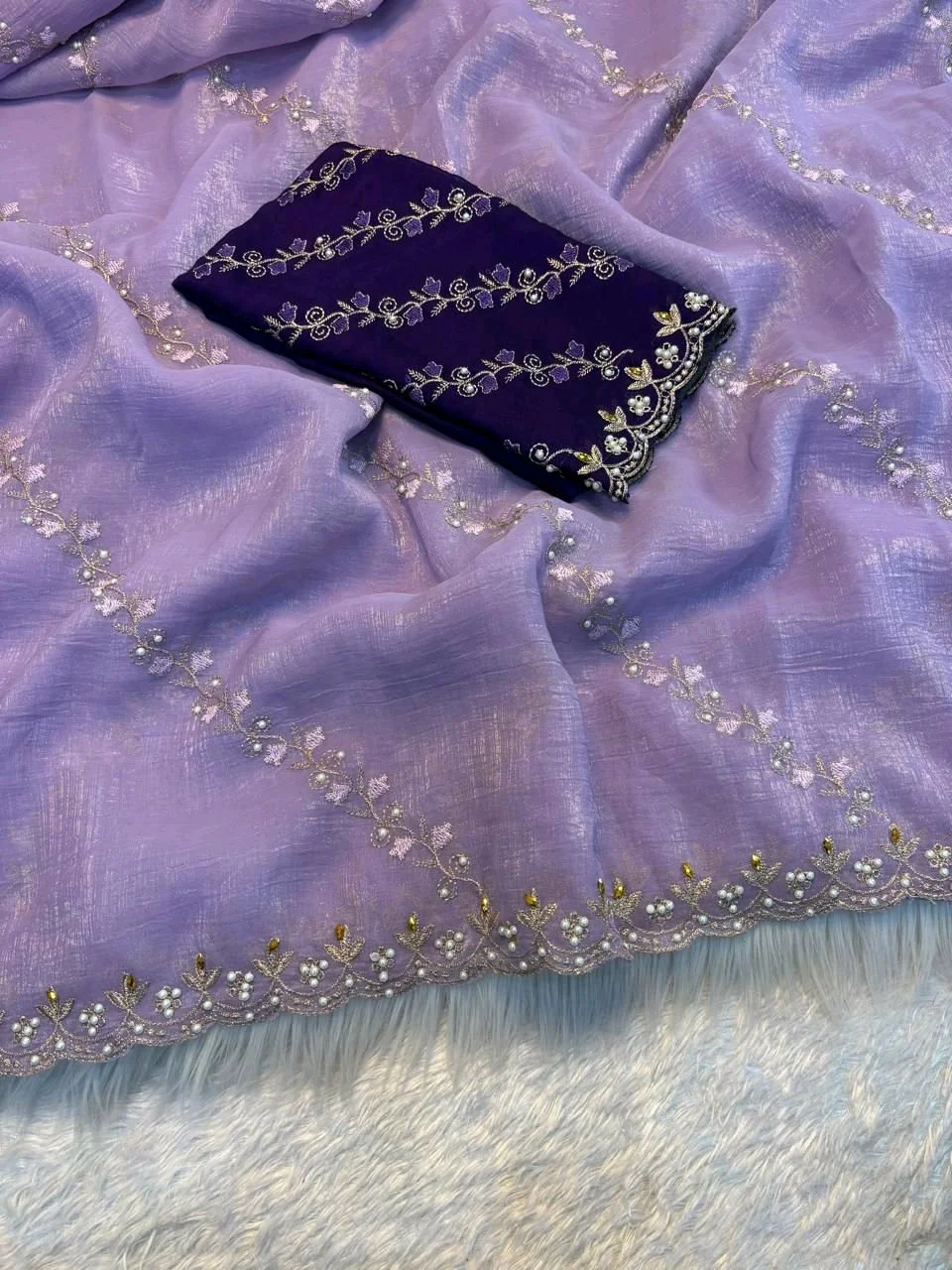 Soft Crunchy Saree 6