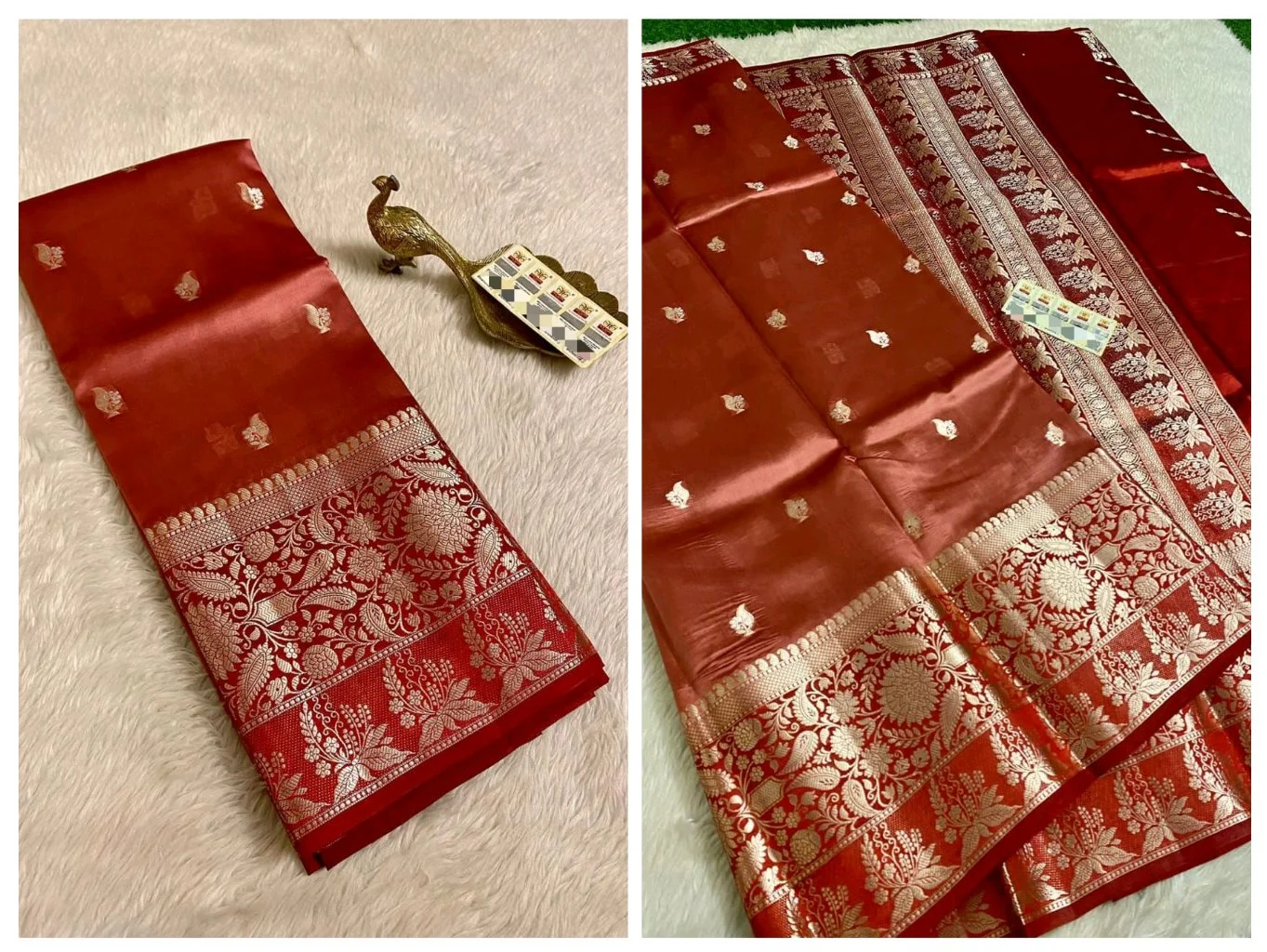 KATAN RAW MANGO SILK SAREES 3