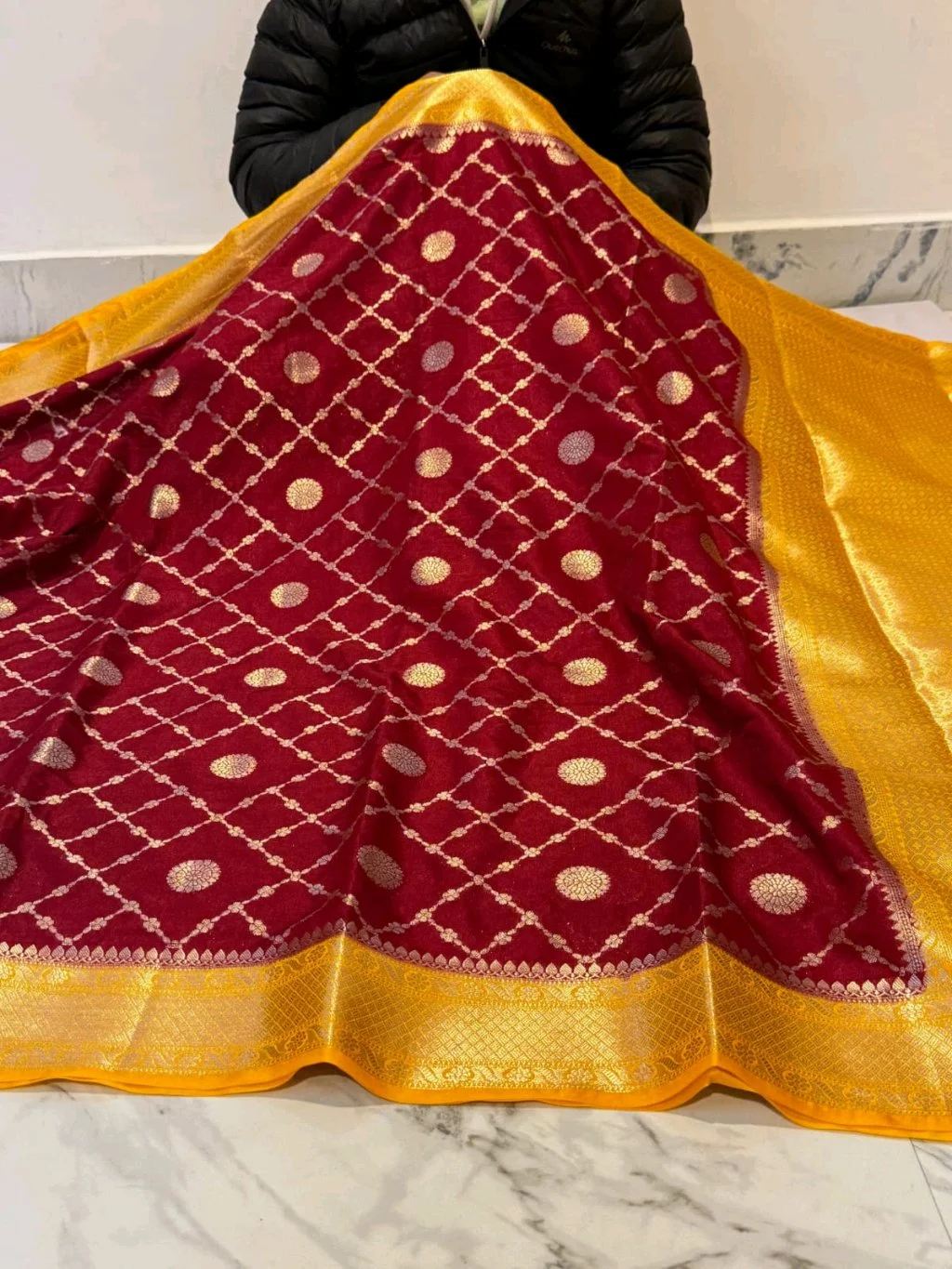 Katan Silk Dyed Banarasi Sarees thumbnail 8