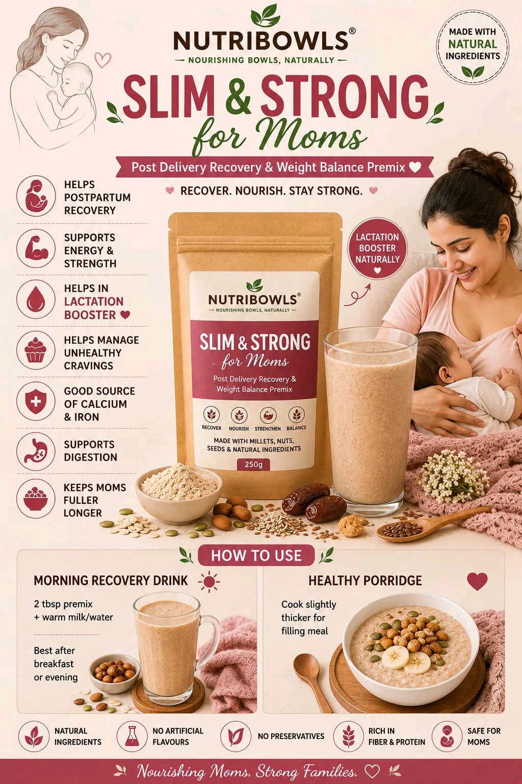 Nutribowls Slim and Strong Mix for Moms