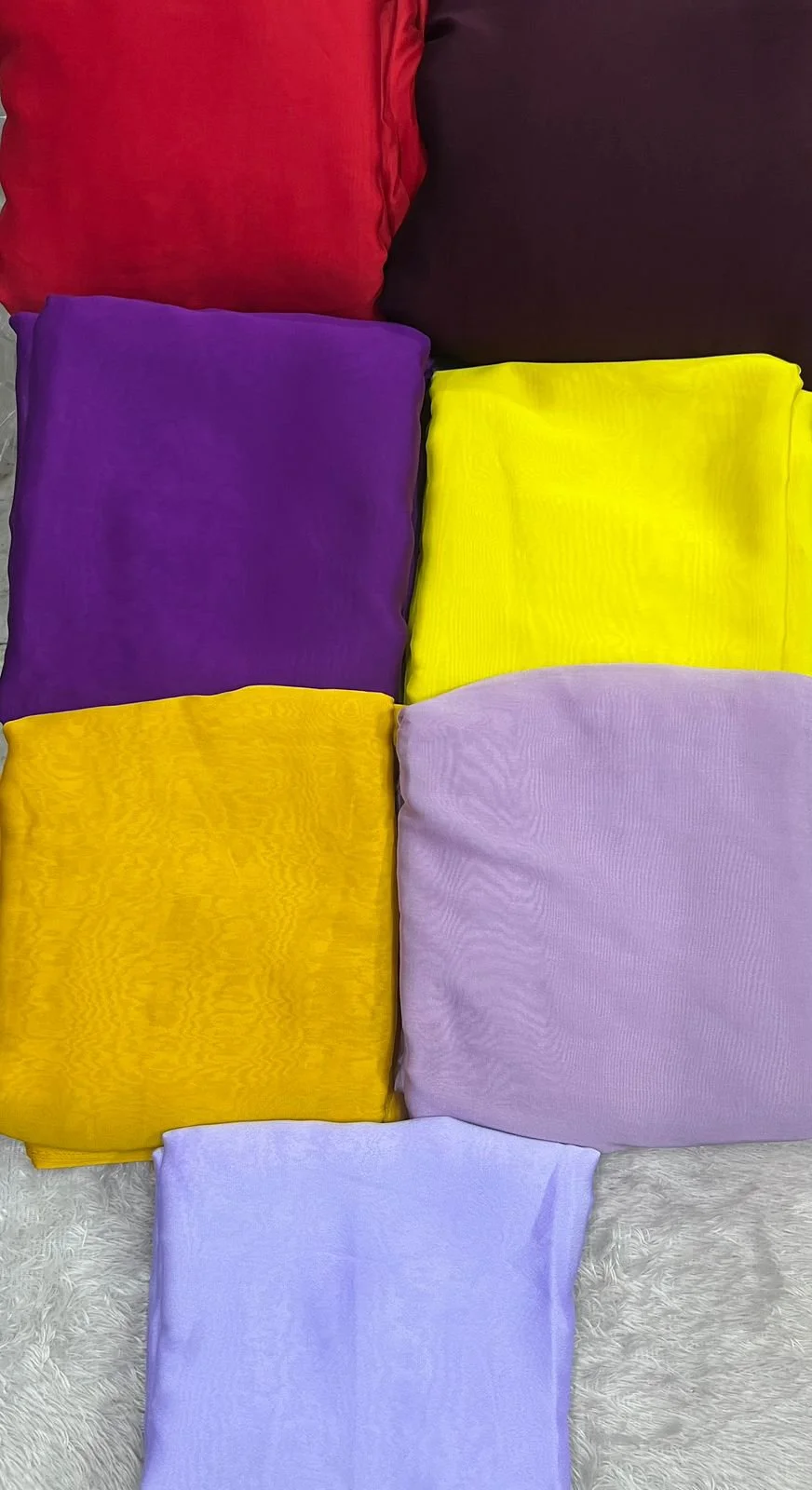 American Georgette Plain Color Fabric 2