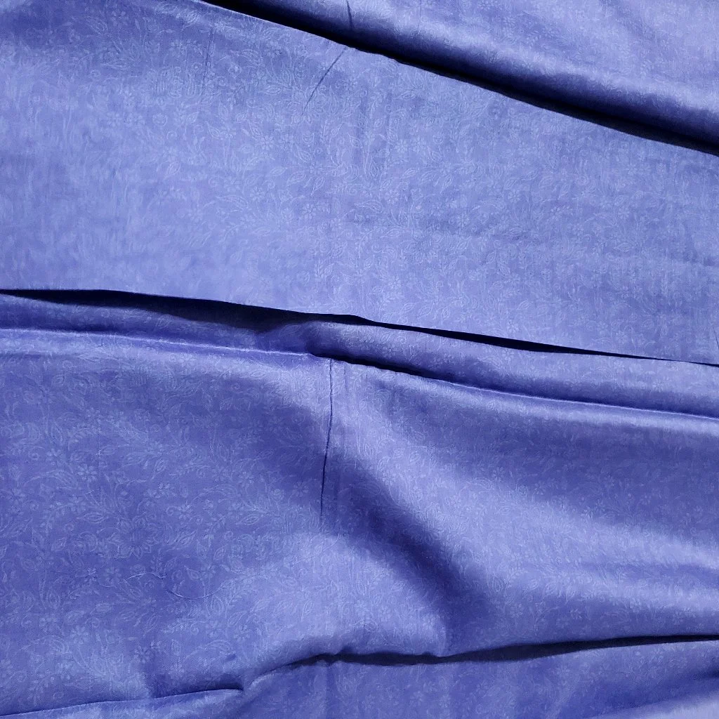 Purple Floral Weave  Pure Silk  సెల్ఫ్  Design Saree