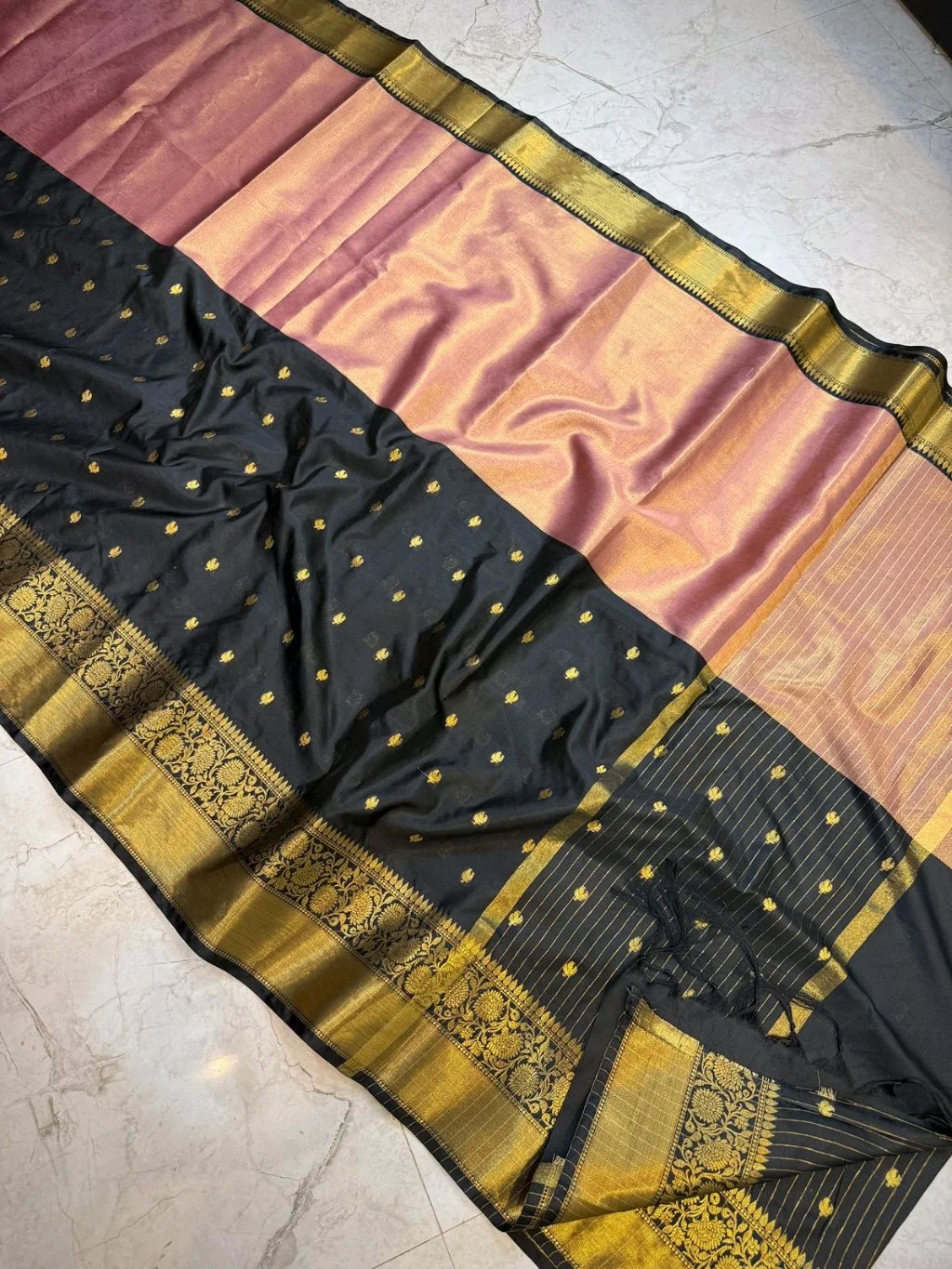 Semi Katan Soft Silk Banarasi Saree thumbnail 6