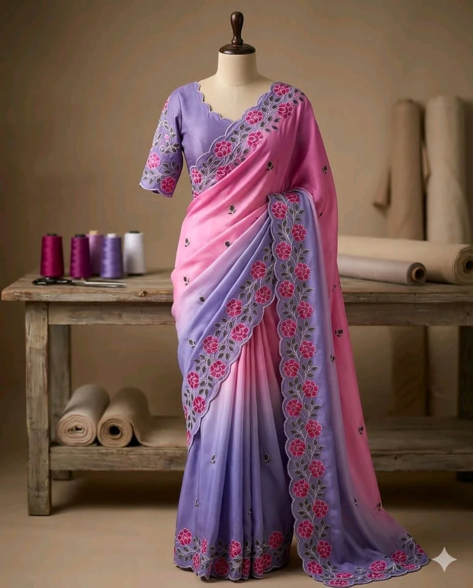 Chinnon Pedding Saree thumbnail 10