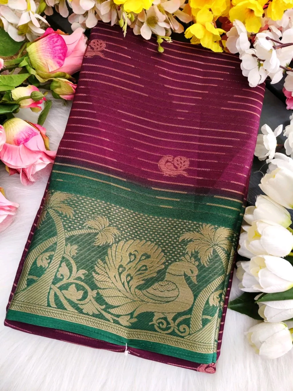 Viscose Georgette Sarees 9
