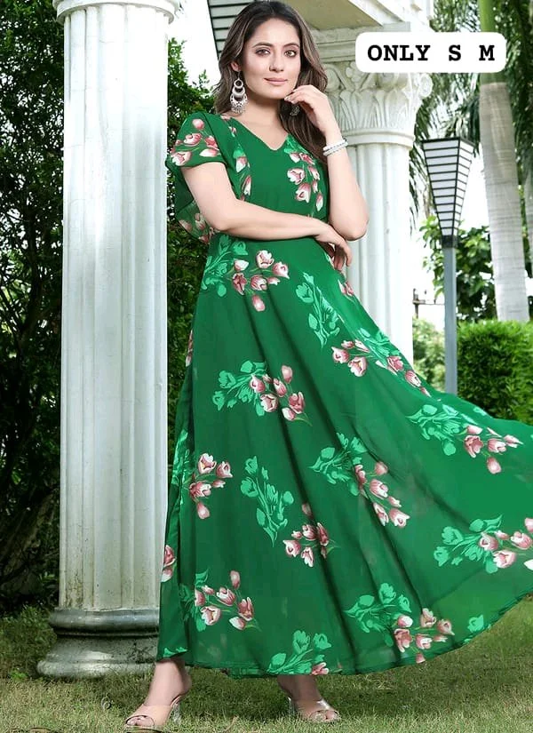 Floral Printed Maxi Dresses thumbnail 1