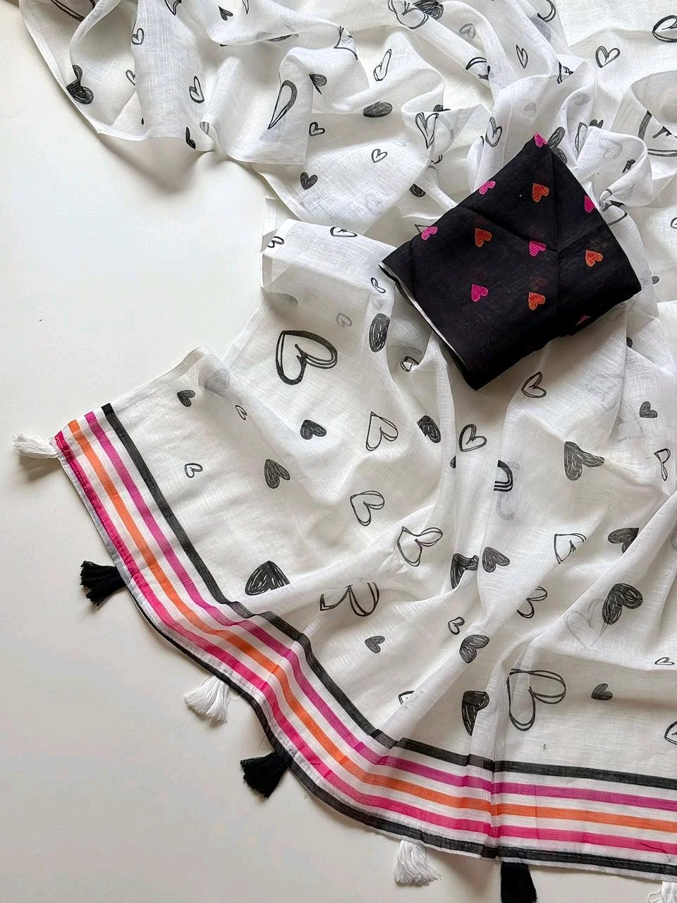 Soft Leninn Saree 8