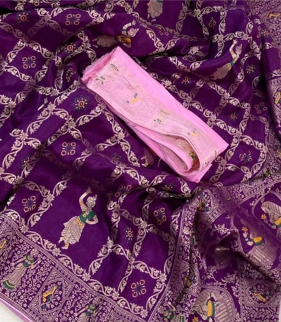 Dola Silk Weaving Saree 3