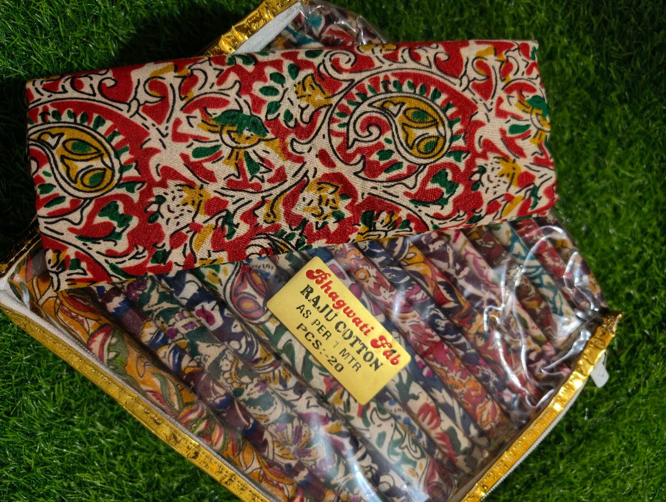 Bhagwati Fab Raju Cotton Printed Fabric Blouse Piece 1