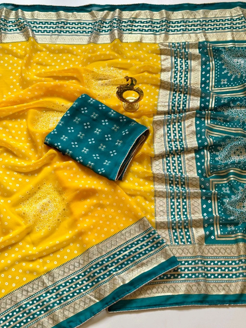 Moss Saree thumbnail 6