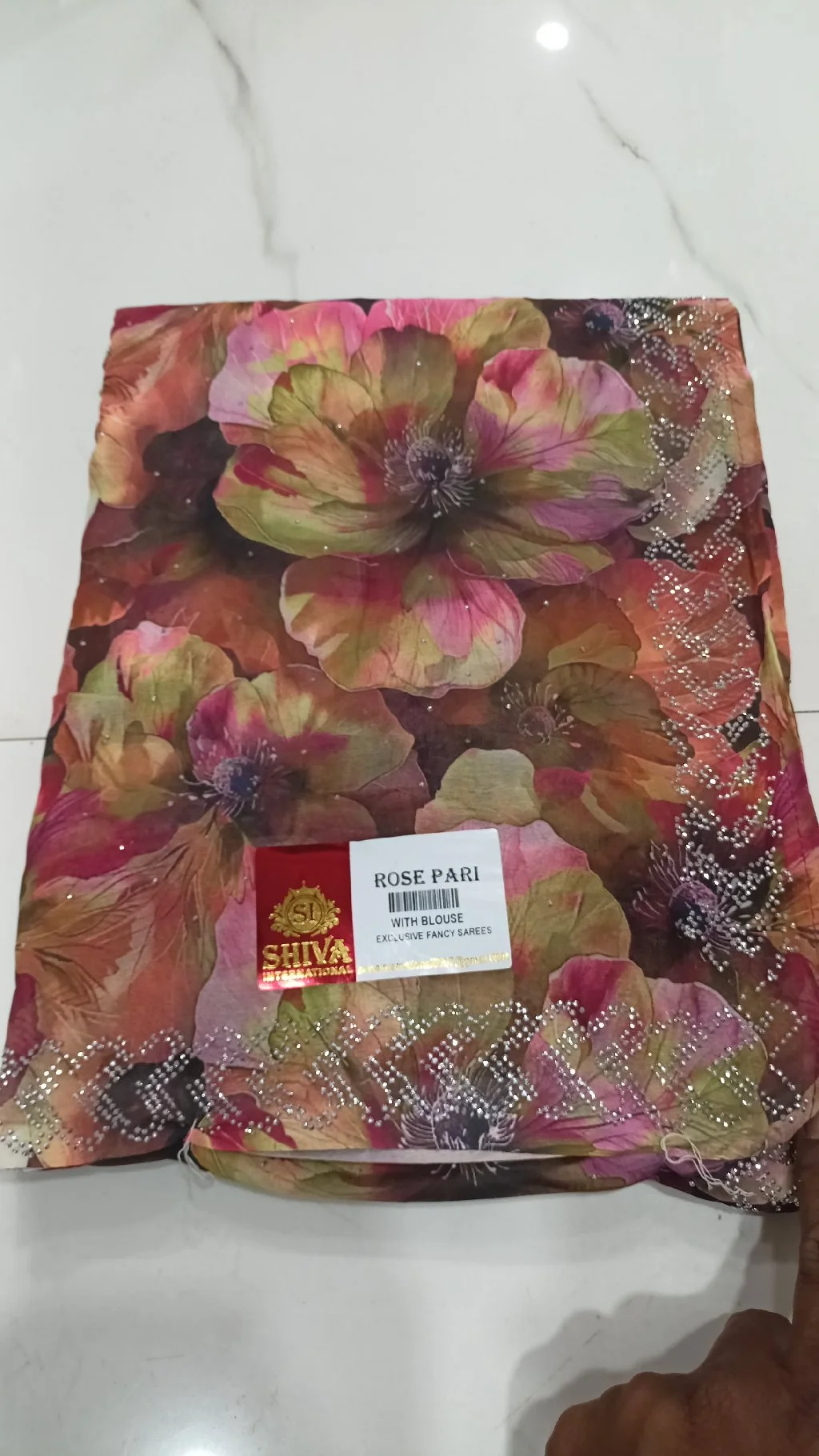 Rose Pari Floral Fancy Saree