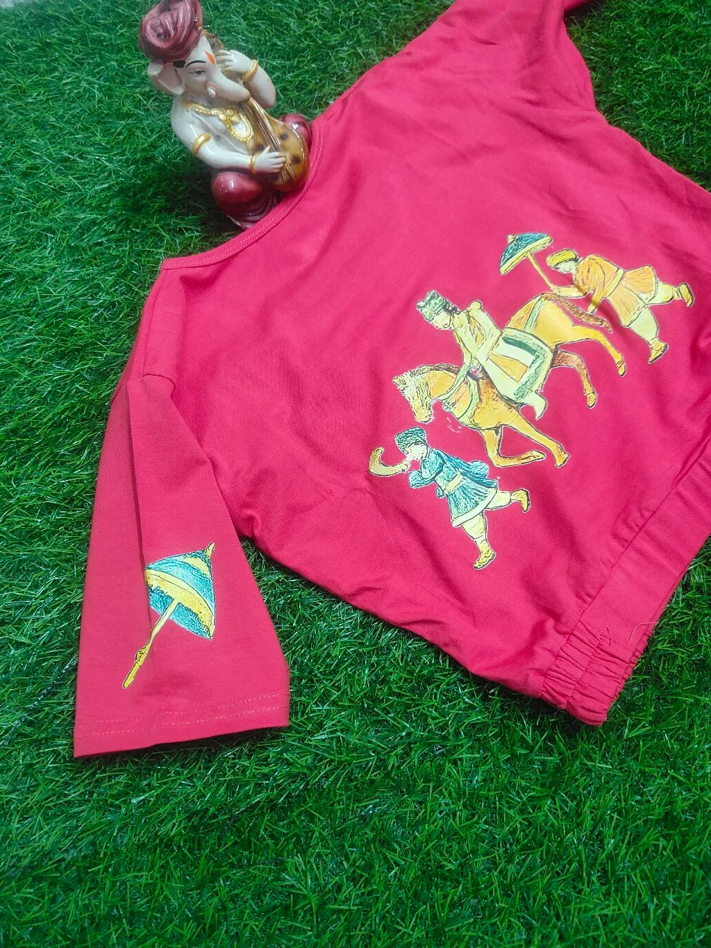 Digital Print StrecthableBlouse thumbnail 3