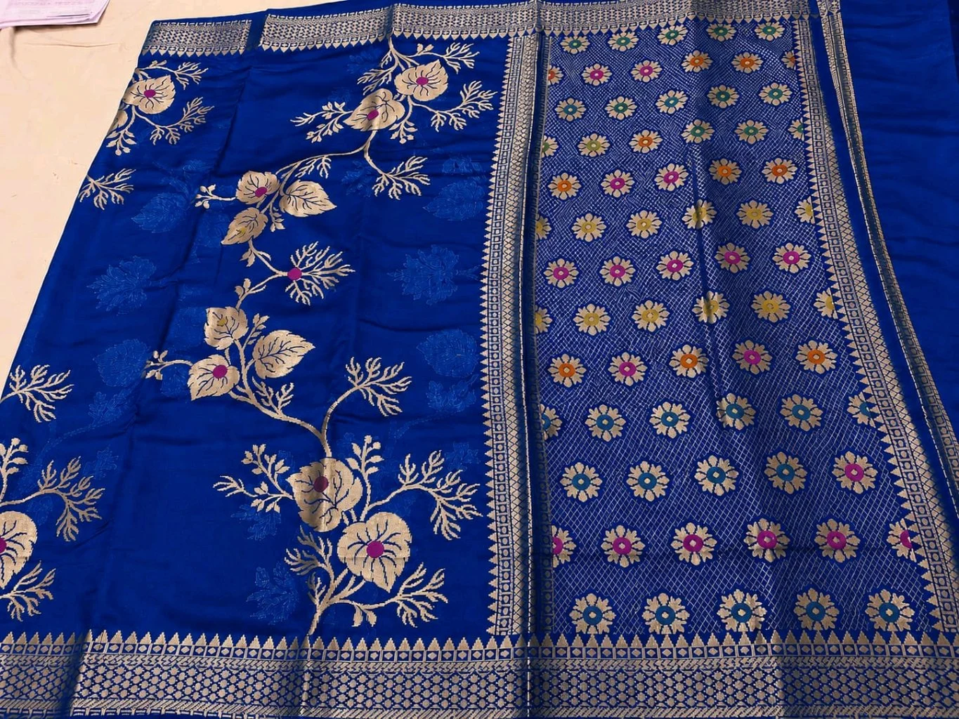 Katan Raw Mango Sarees thumbnail 3