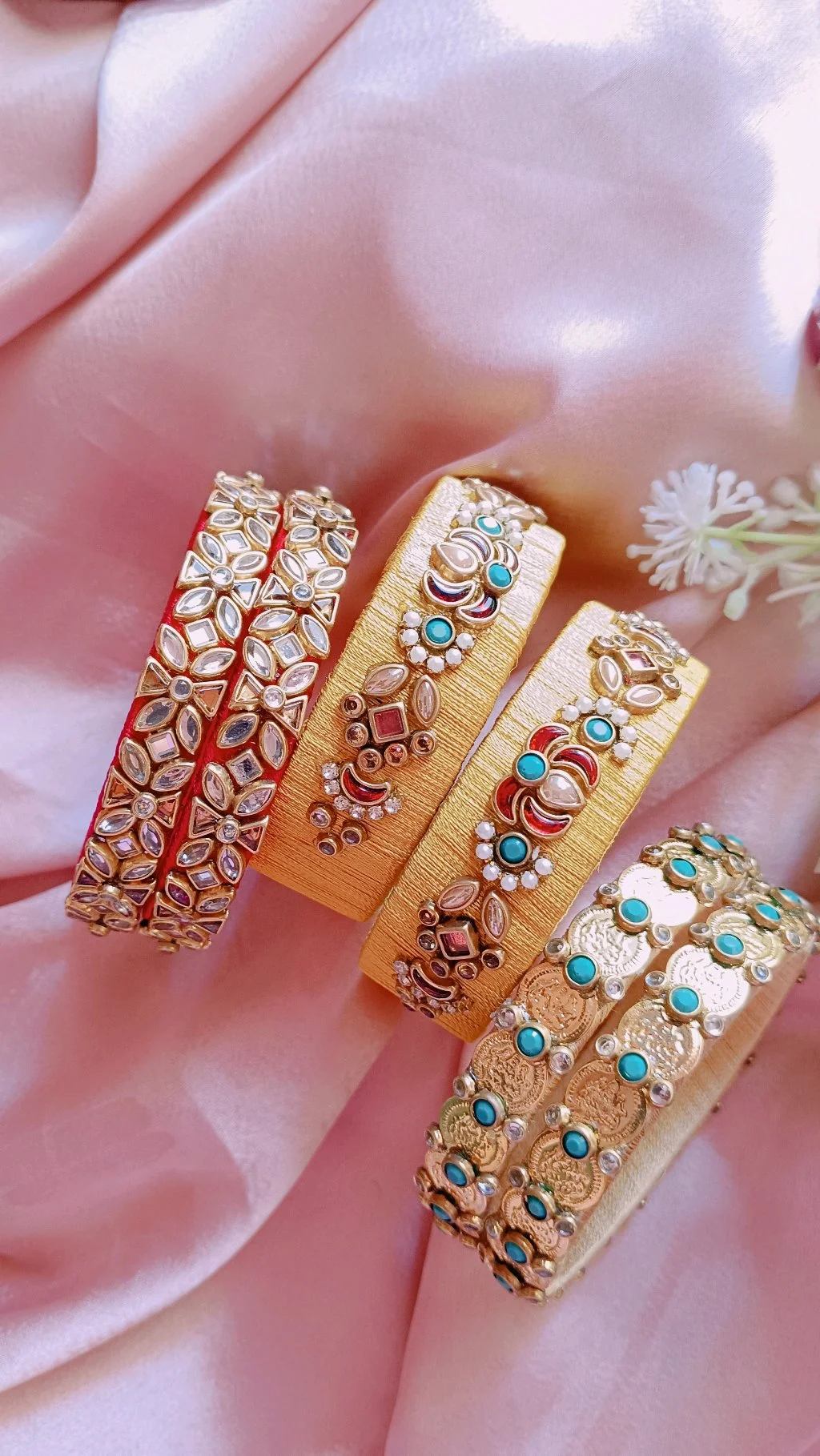 Assorted Traditional Indian Bangle Collection
