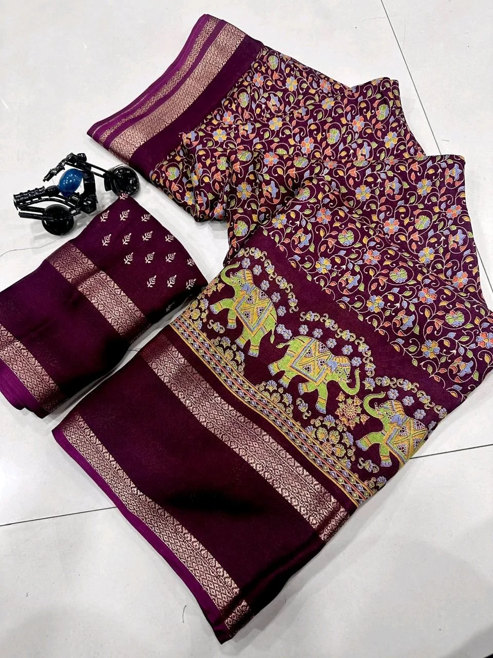 Georgette Sarees thumbnail 5