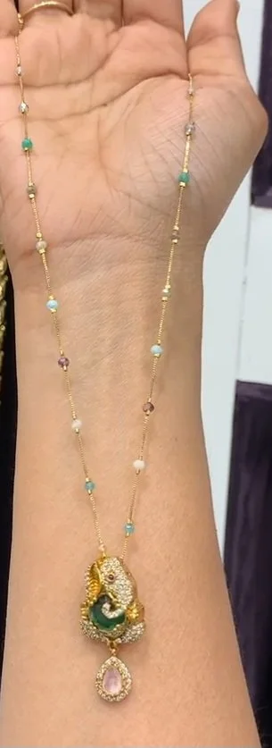 Short chain with  ganesha Locket