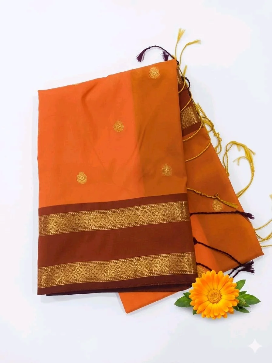 Semi Katan Soft Sarees thumbnail 1