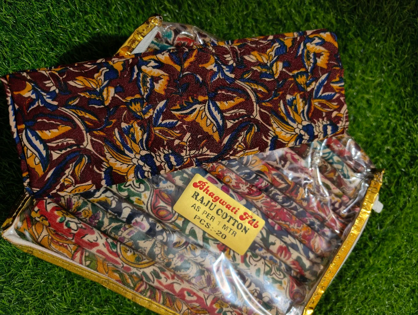 Bhagwati Fab Raju Cotton Printed Fabric (1 Meter) 1