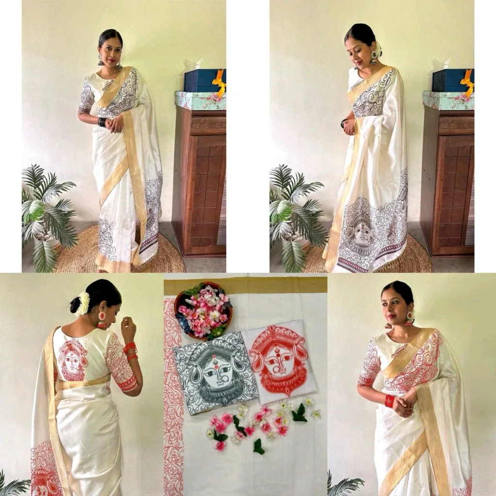 Linen Cotton Sarees 5
