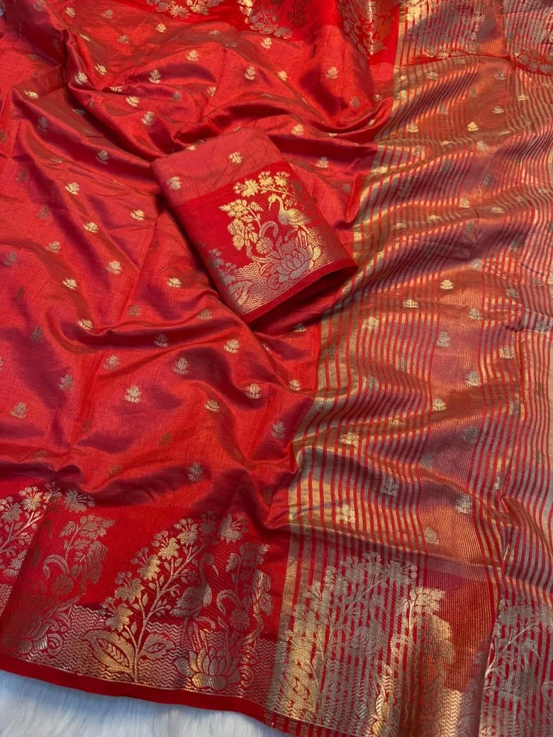Soft Tusser Silk Saree 8
