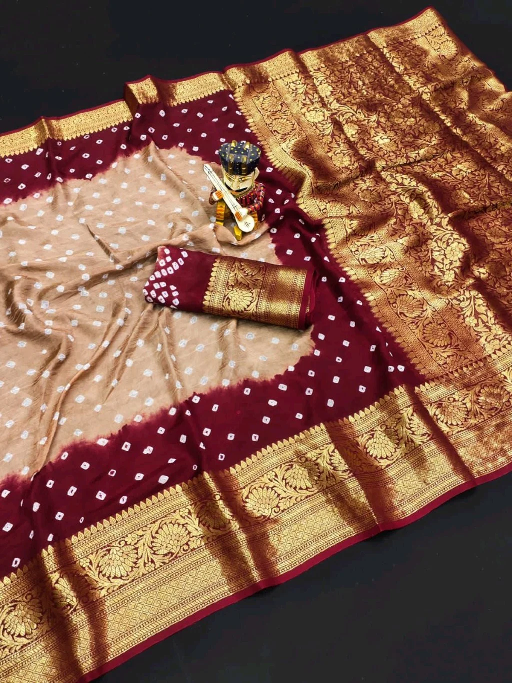 KANJIVARAM BANDHANI COLLECTION thumbnail 1