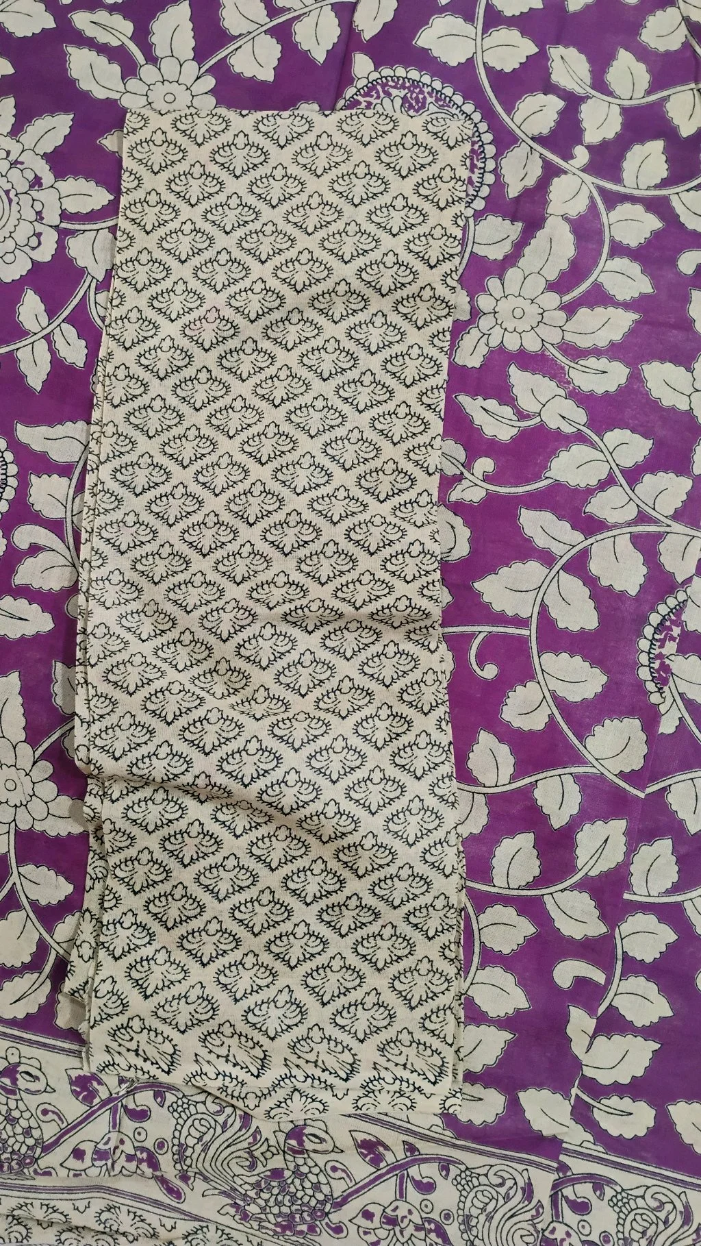 Pure Kalamkari Cotton Saree thumbnail 4