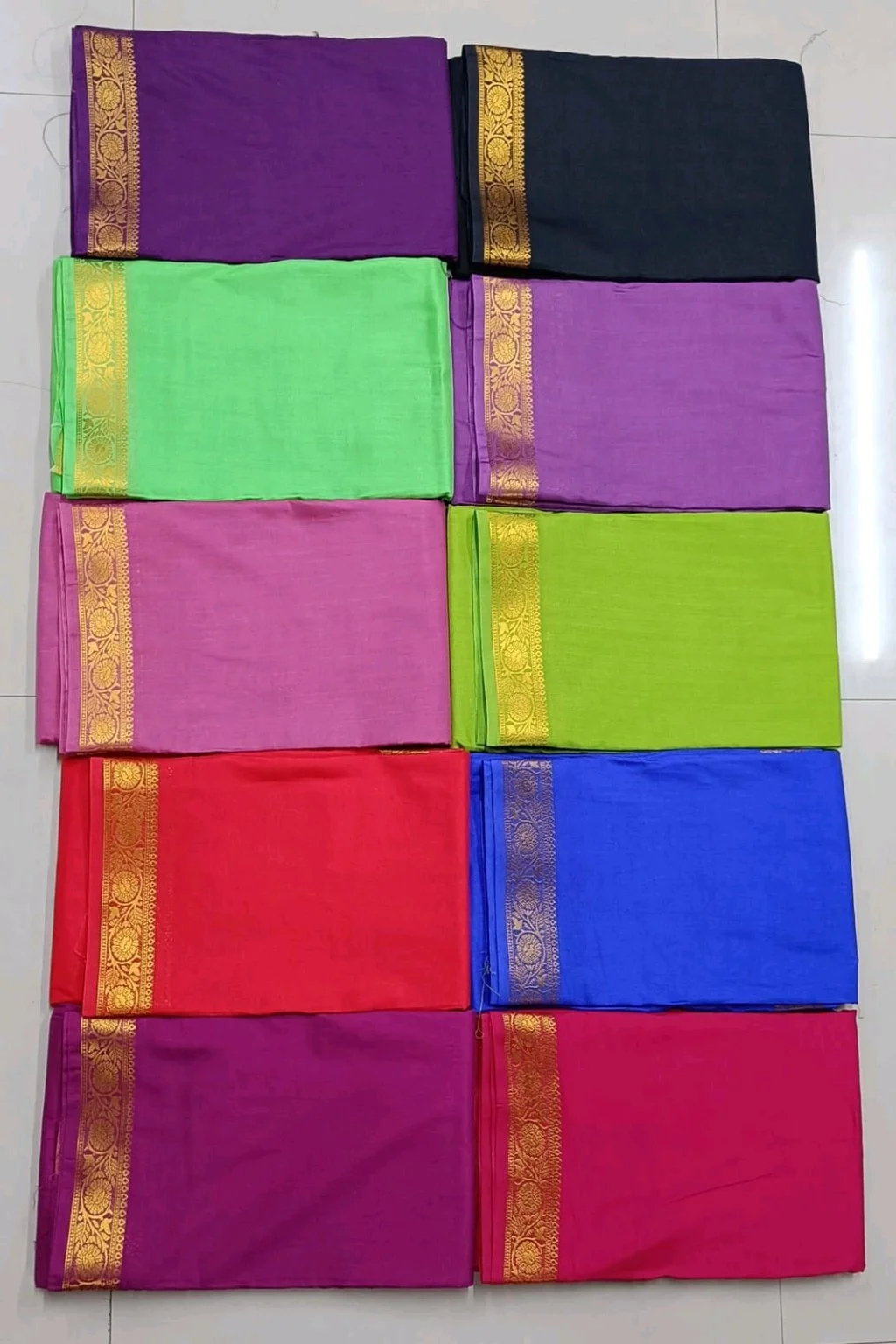 Semi Mysore Crepe Saree 1