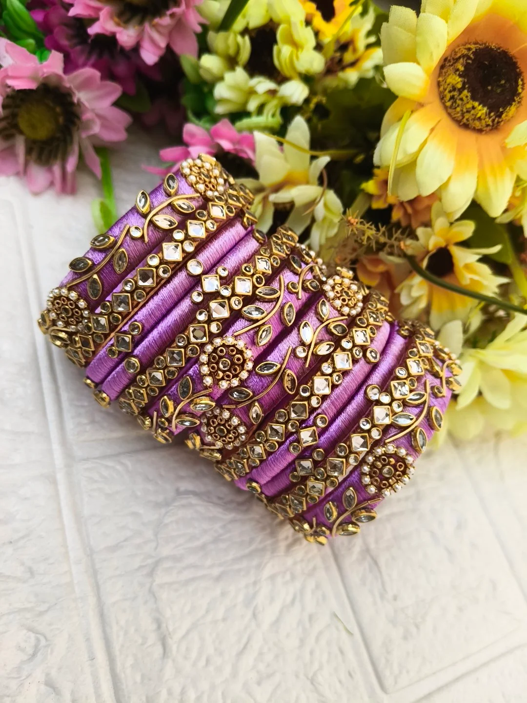 Tarunika Handmade Works, Silkthread bangles 1