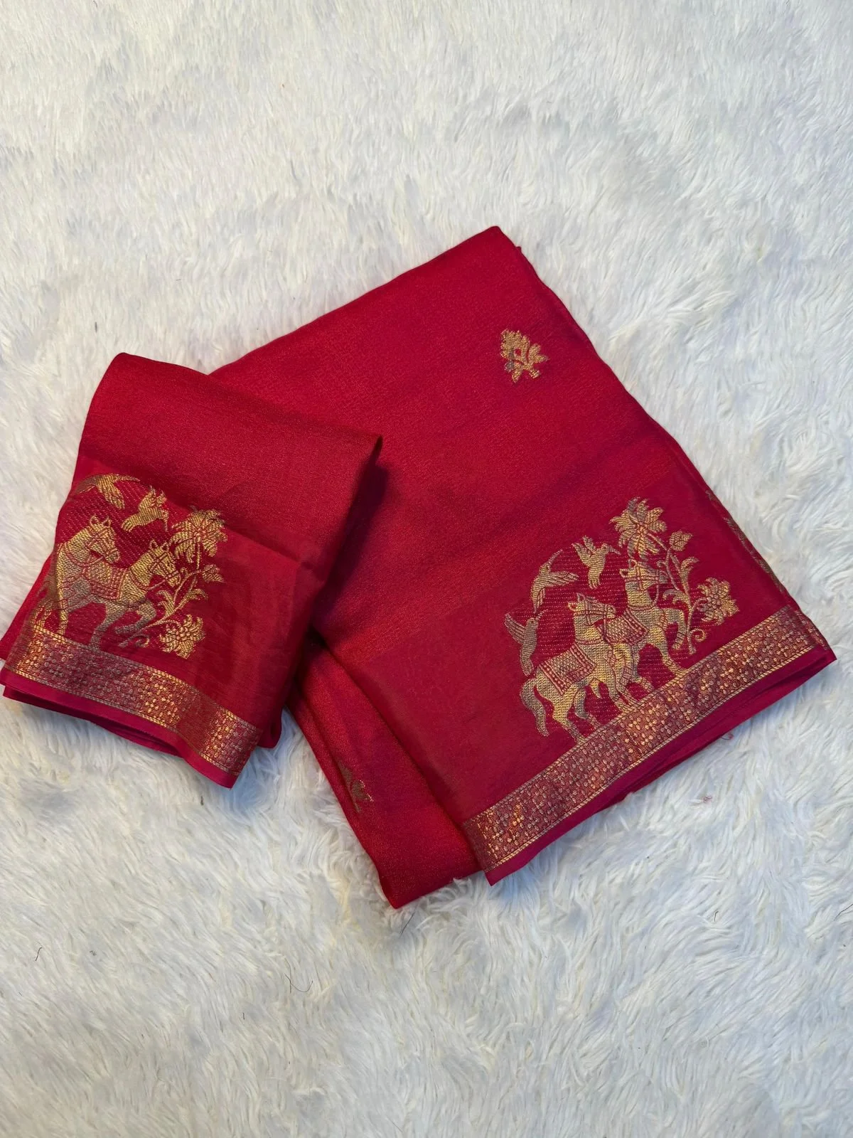 Pure VISCOSE Kadhi silk Horse 9