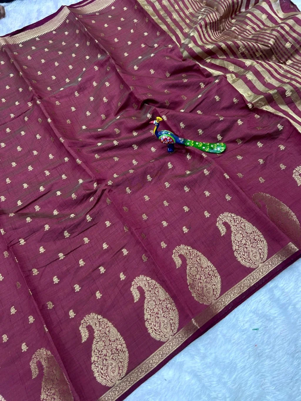 Soft Tusser Silk Saree 6