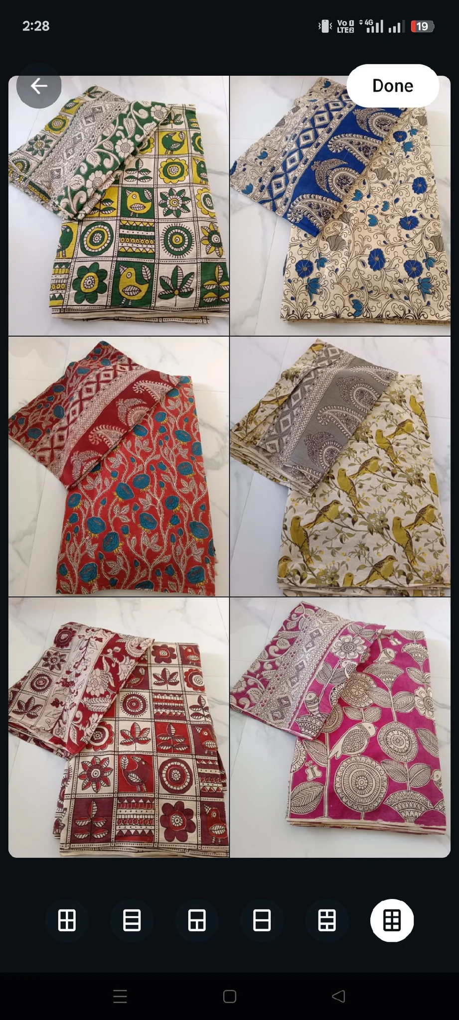 Kalamkari Cotton Unstitched Fabric Sets Top And Duppata 3