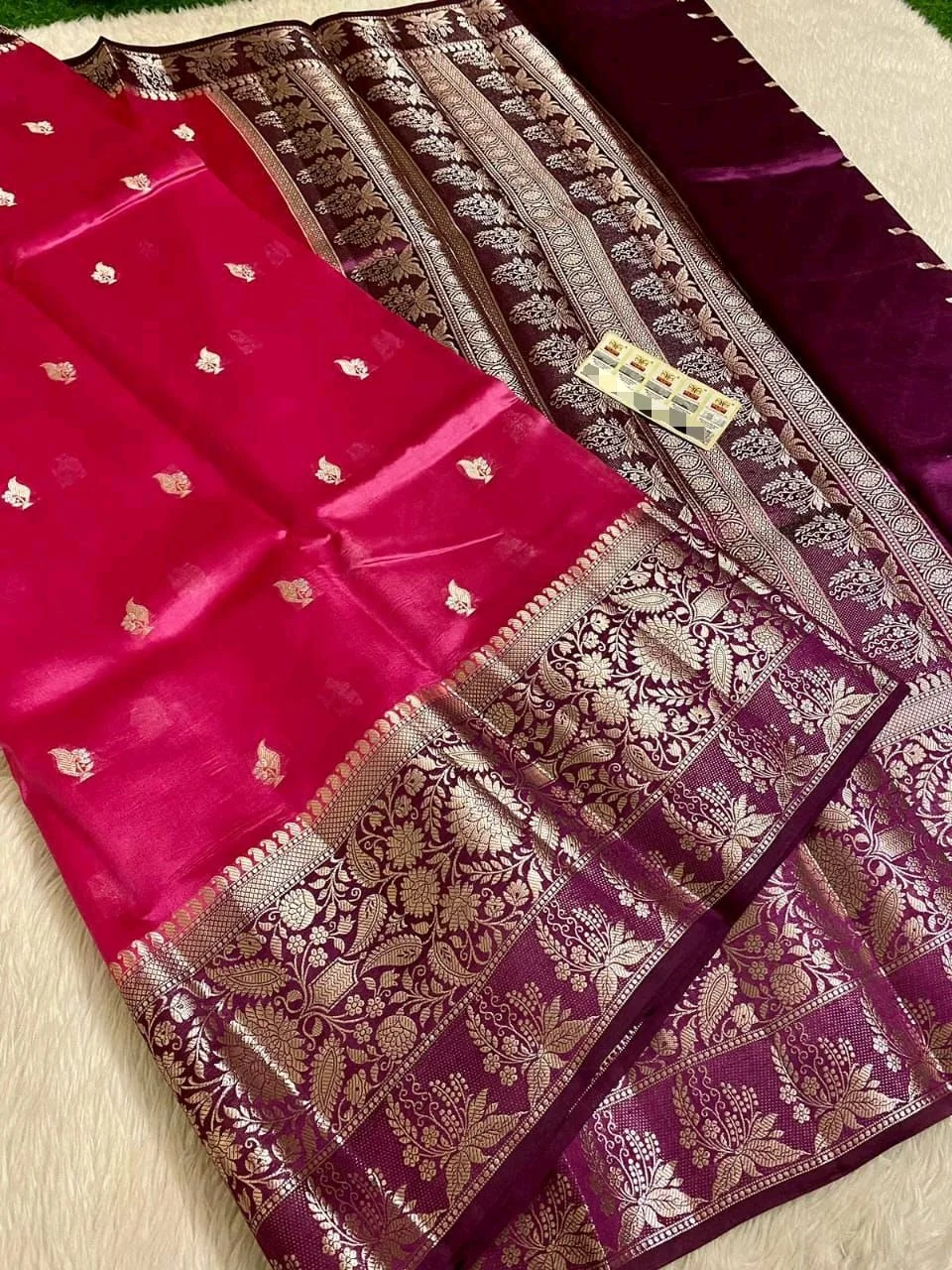 KATAN RAW MANGO SAREES thumbnail 1
