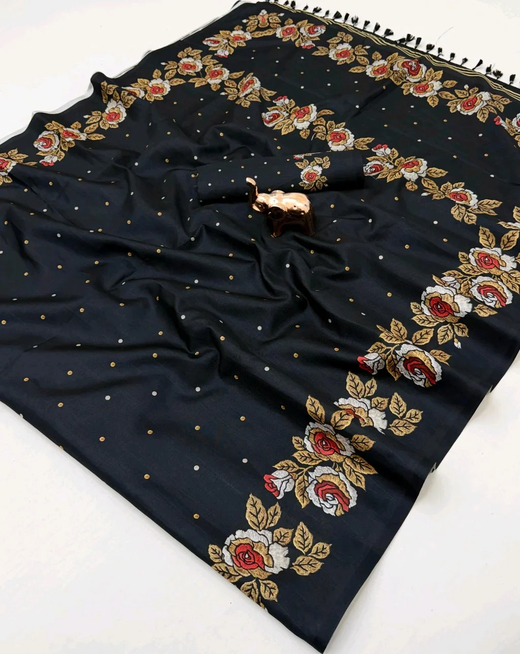 Premium kota with floral embroidery 3