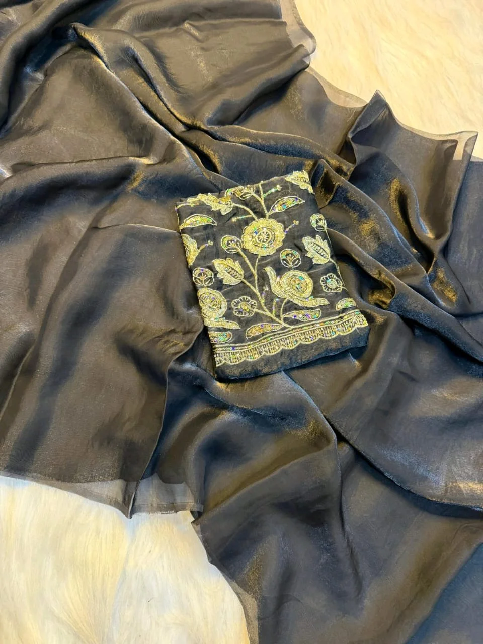 Two Tone Space Silk Fabric 8