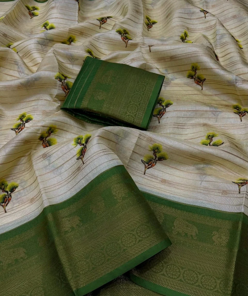 Mysore Silk Saree thumbnail 6