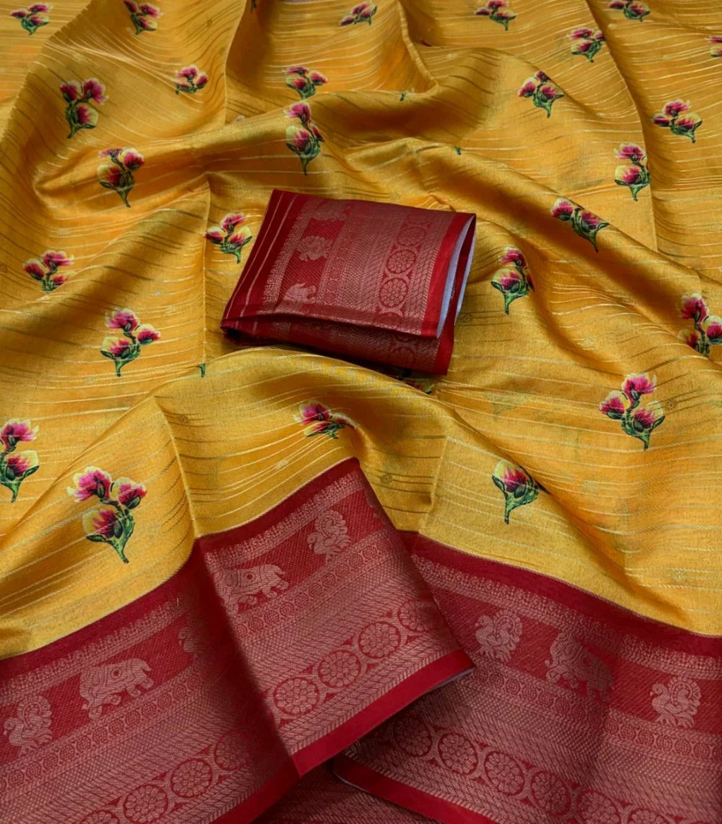 Mysore Silk Saree thumbnail 3