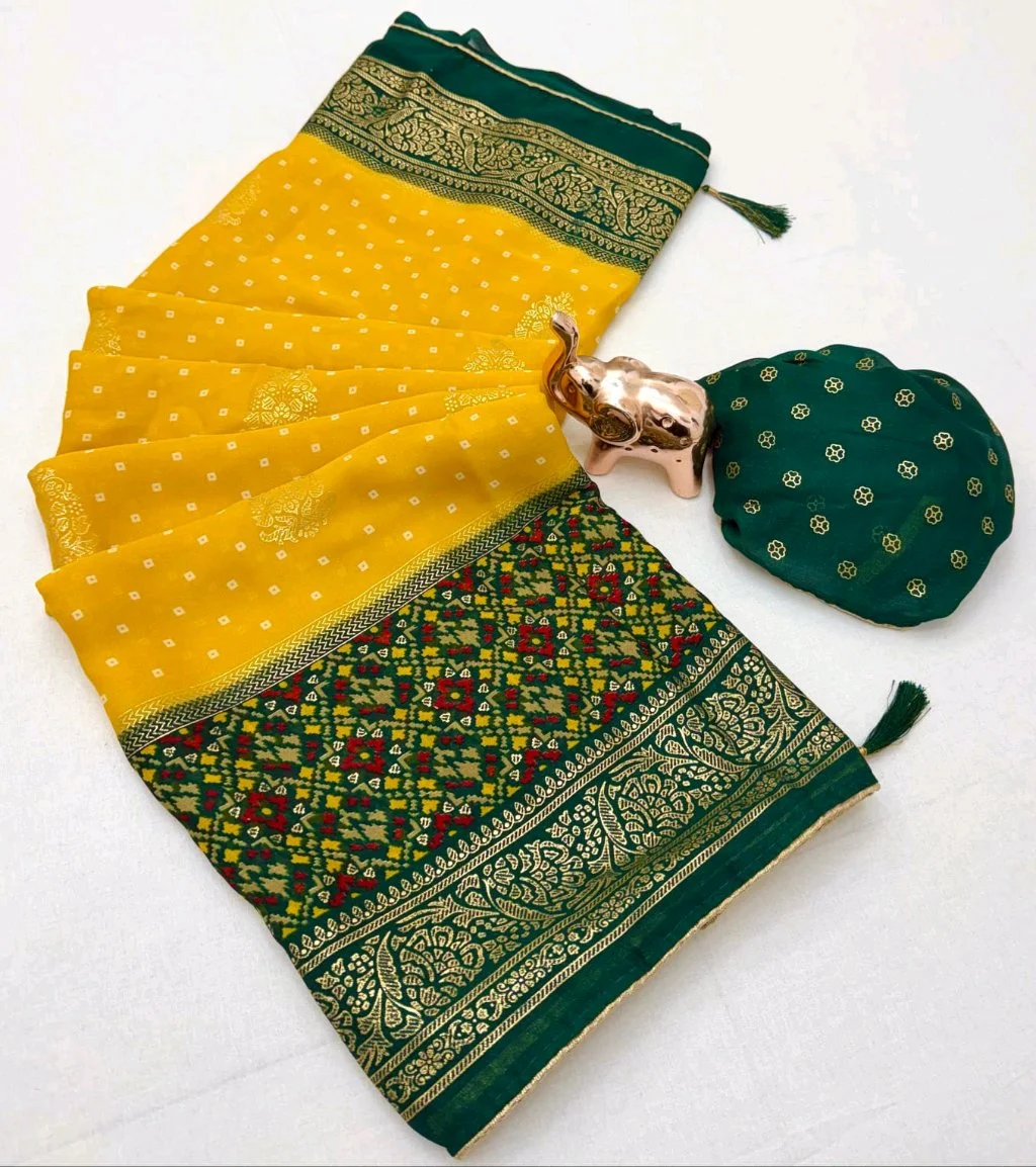 Viscose Georgette Sarees thumbnail 2