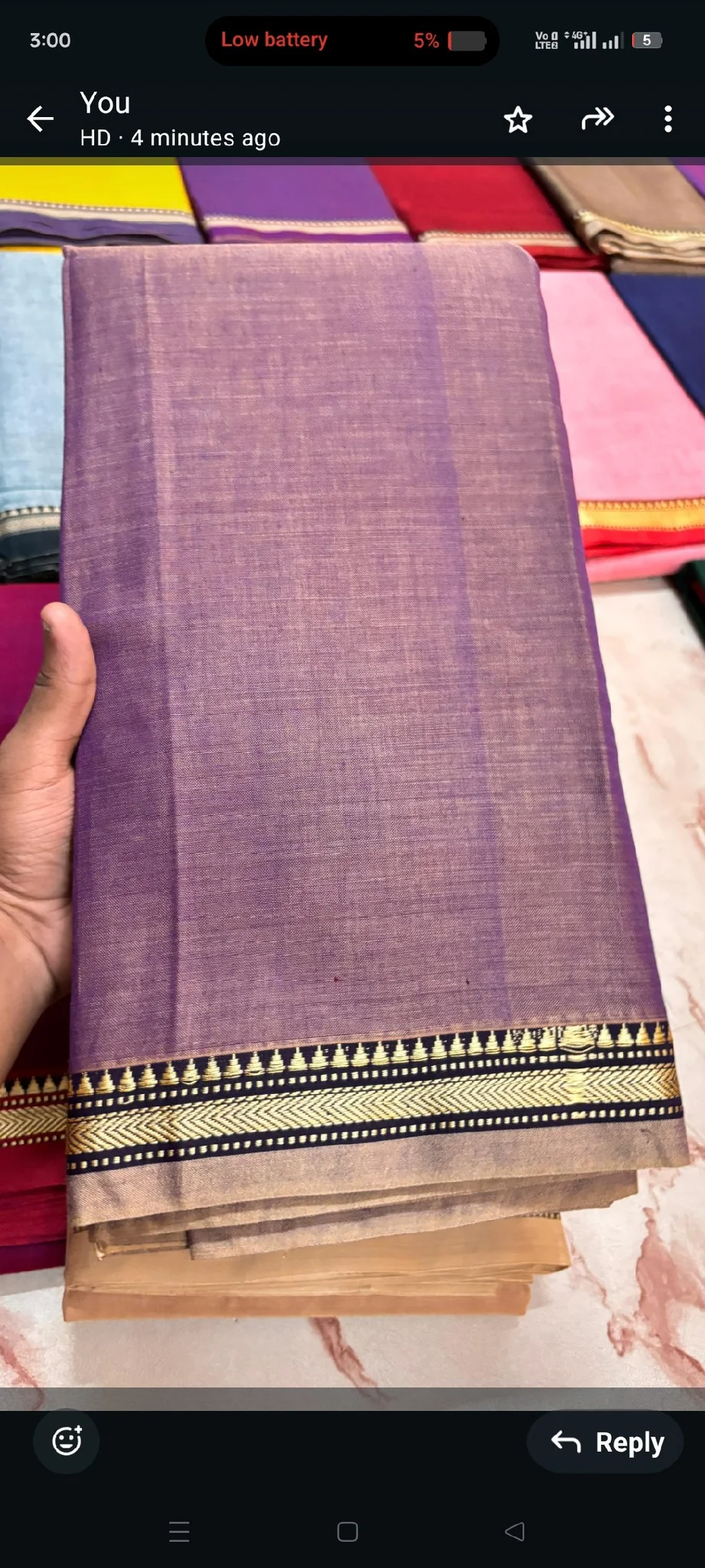 Narayan Peth Pure Cotton Saree thumbnail 5