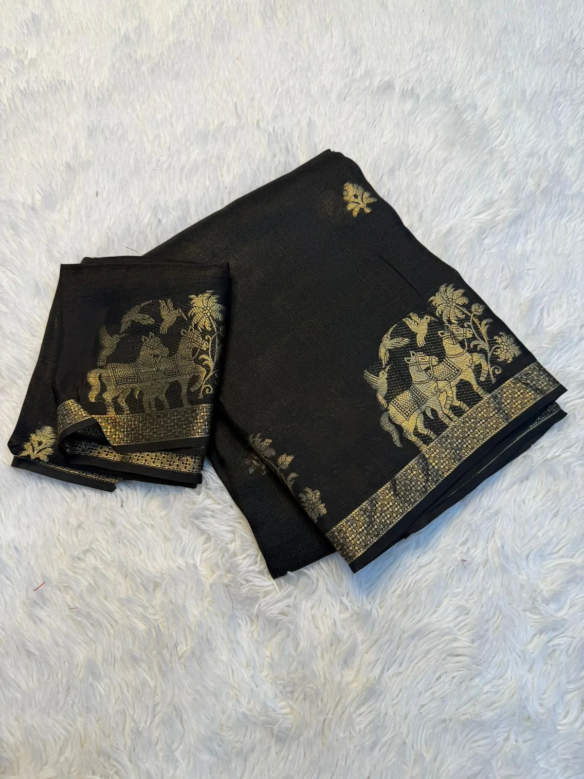 Pure VISCOSE Kadhi silk Horse 8