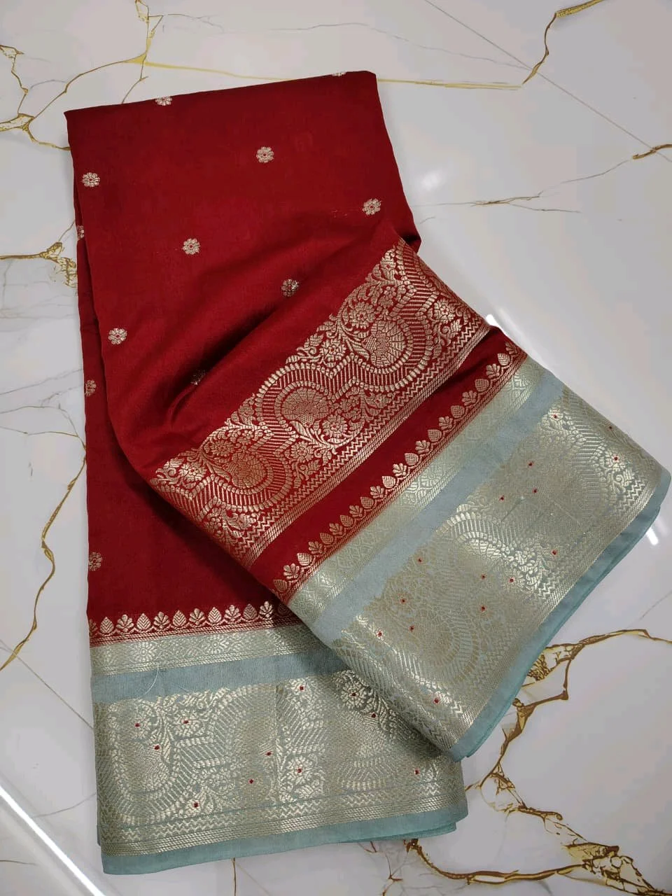 Katan Raw Mango Bananas Sarees thumbnail 1