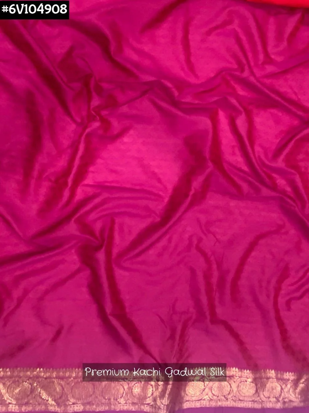 CF® Saree's Launching Premium Soft kanchi Gadwal Silk #6V103777Fabric : Presenting you all the most demanded kanchi soft gadwal silk saree with woven zari buttas along with contrast weaving Gap zari border and rich pallu Blouse- contrast running blouse Measurements : Saree 5.5Mtrs and Blouse 0.8 Mtr Wow Price @ 2150 Free Ship We Promise PQR Price Quality and Range Singles and multiples available Note - colors may vary slightly due to photography and display strictly no exchange or return for color variations unpacking video must for any sort of complaint 4