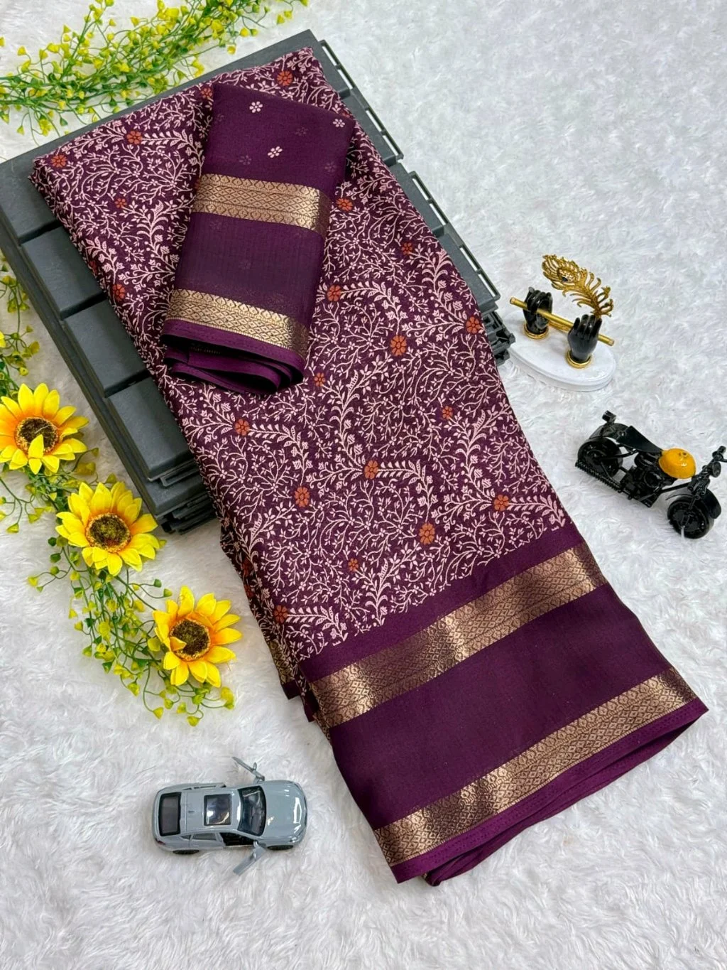 Georgette Sarees thumbnail 9