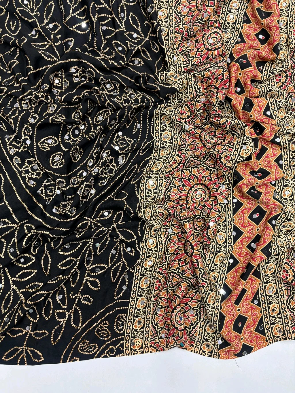 Pure Arjakh Satin Saree thumbnail 8