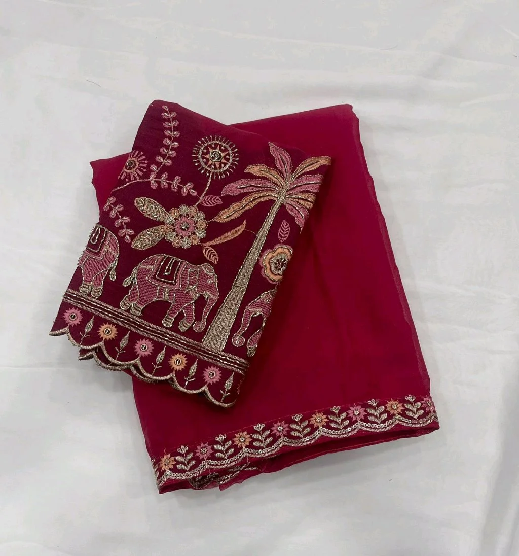 Star Georgette Sarees thumbnail 4