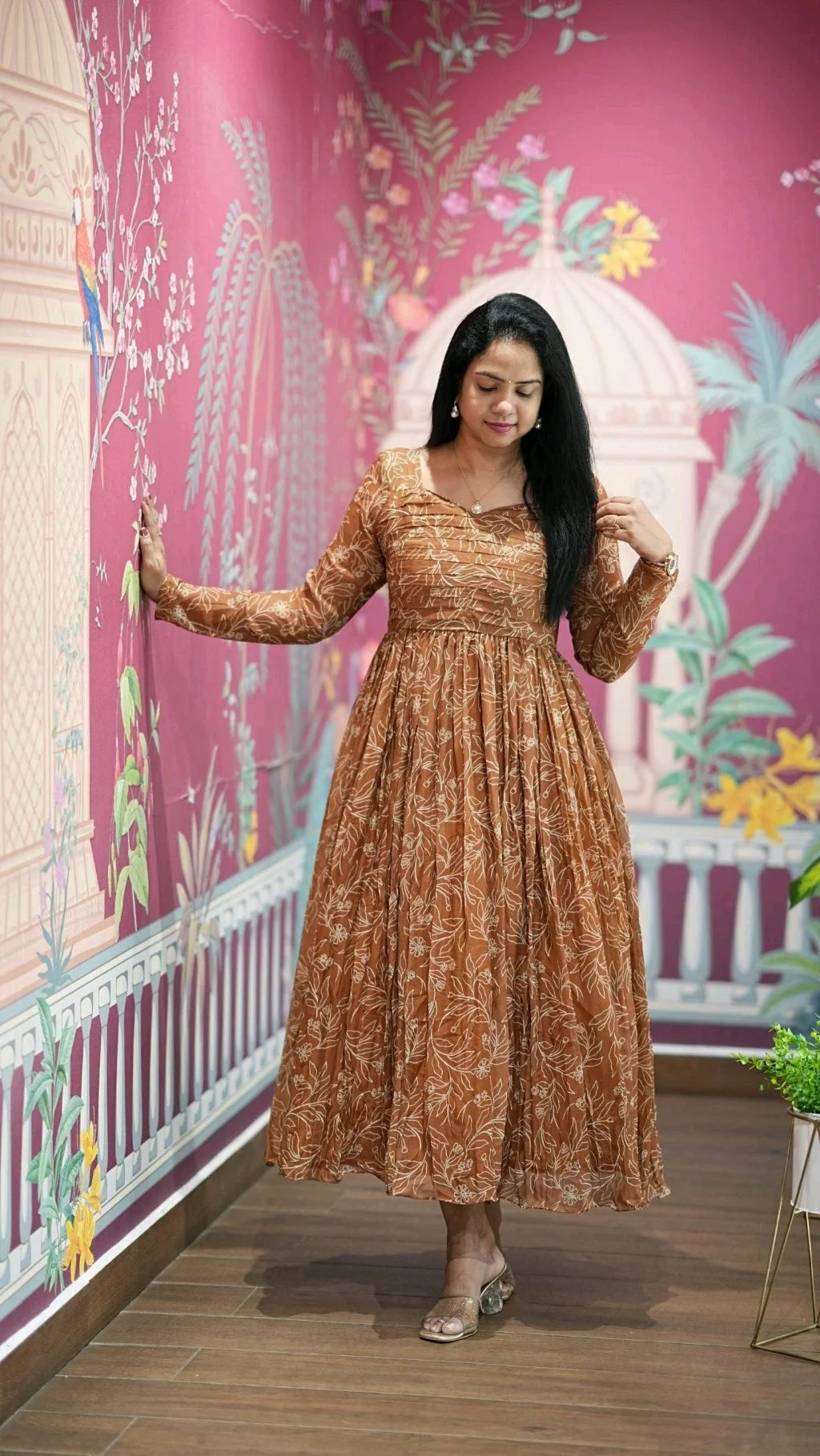 Floral Tiered Maxi Dresses 10