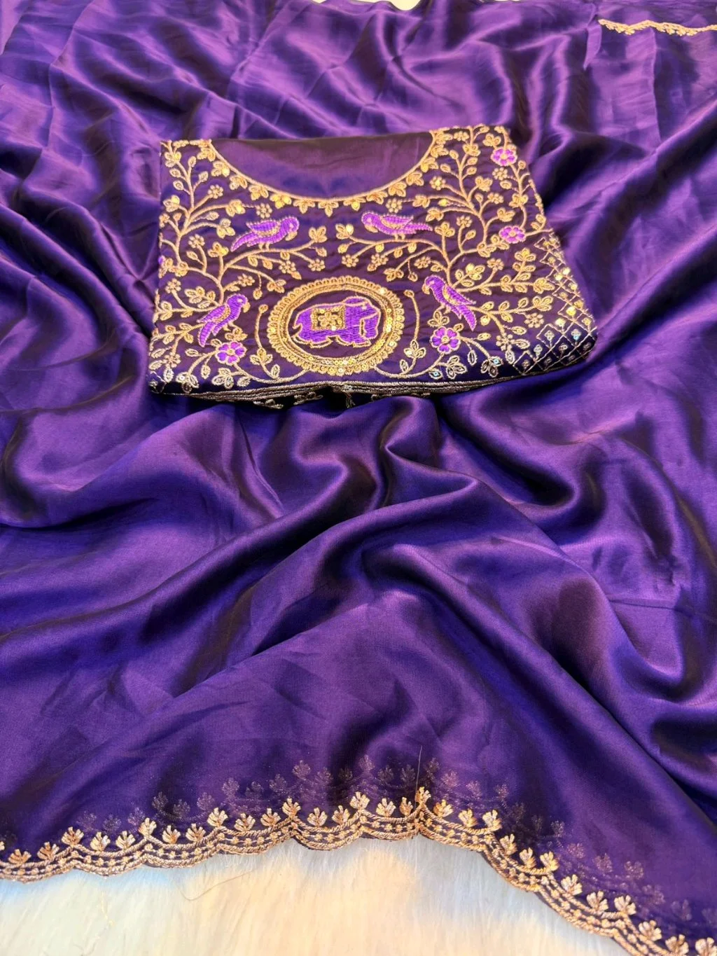 Soft Rangoli Silk Saree thumbnail 6